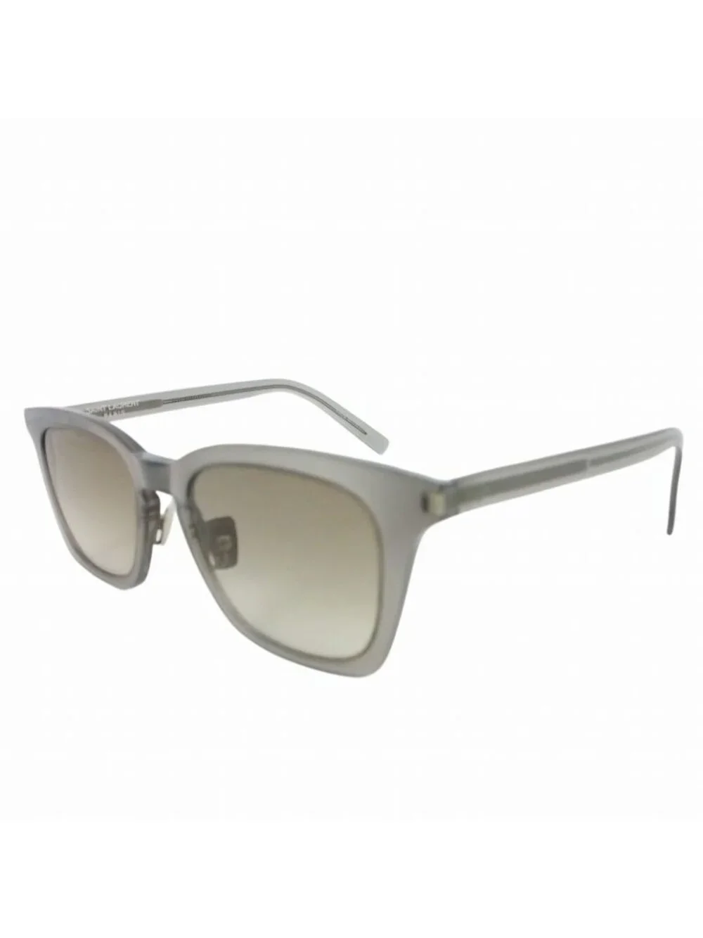 Saint Laurent Paris Sunglasses 138 Slim 005 Clear Gray Eyewear